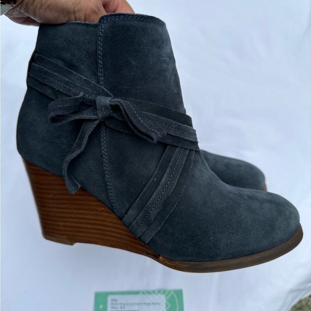 Diba Suede Wedge Booties | Women’s 8.5 | Like New